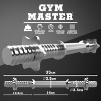 Thumbnail for Pair of Dumbbell Bars with Spinlock Collars