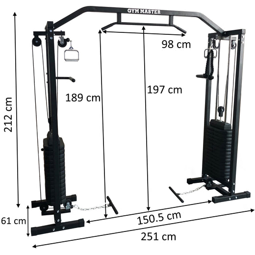 Cable Crossover Machine Including 180kg Weights