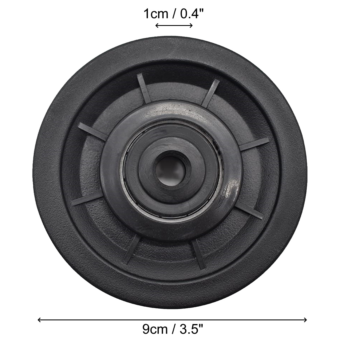 10 x 9cm Pulley Wheel for Cable Machines, Multi Gyms and Pulley Systems