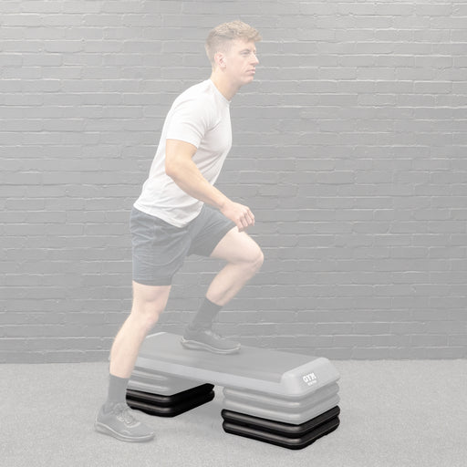 Riser Blocks for Increasing the Height of Aerobic Stepper Boards - Set of 4