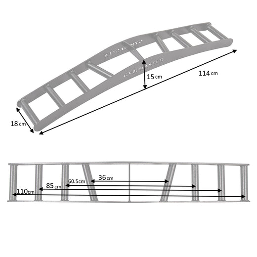GM3 Wide Multi Parallel Grip Cable Pull Down Handle Attachment Bar