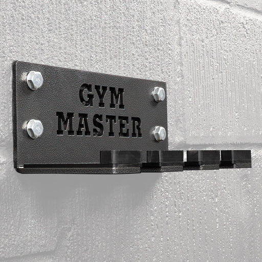 3 Bar Vertical Wall Mounted Rack for Barbell Storage with Protective UHMW Pads