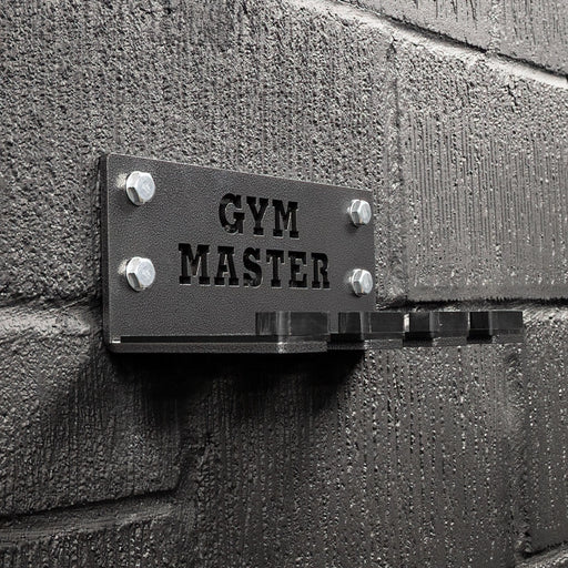 3 Bar Vertical Wall Mounted Rack for Barbell Storage with Protective UHMW Pads