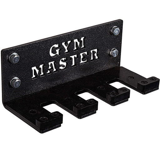 3 Bar Vertical Wall Mounted Rack for Barbell Storage with Protective UHMW Pads