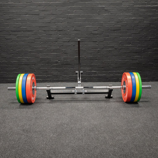 Full Double Barbell Deadlift Loading Jack with HDPE Padding