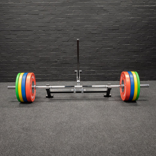 Full Double Barbell Deadlift Loading Jack with HDPE Padding