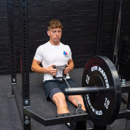 Double Twin Seated V Row Close Grip Handle Cable Attachment Lat Bar