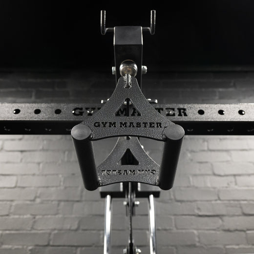 Double Twin Seated V Row Close Grip Handle Cable Attachment Lat Bar