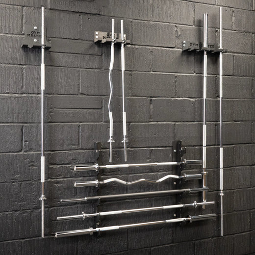Vertical Wall Mounted Olympic 2" Barbell Storage Hanging Rack