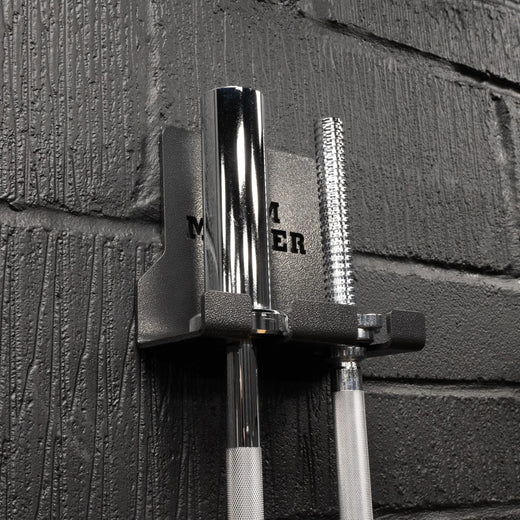 Vertical Wall Mounted Olympic 2" Barbell Storage Hanging Rack