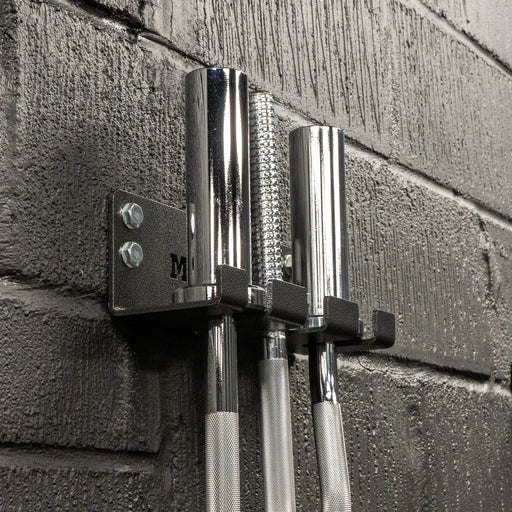 Vertical Wall Mounted Olympic 2" Barbell Storage Hanging Rack