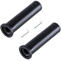 Thumbnail for A close up shot of a black GYM MASTER weight plate adapter sleeve