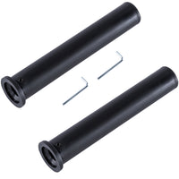 Thumbnail for A close up shot of a black GYM MASTER weight plate adapter sleeve