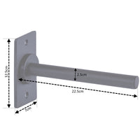 Thumbnail for A close up of a weight storage mounting solution