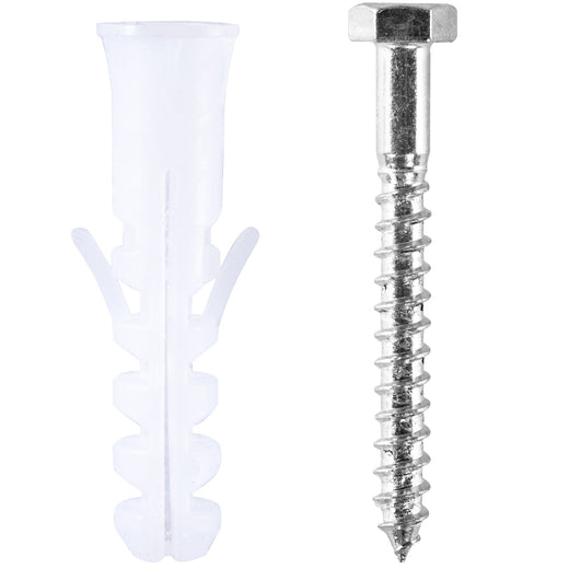 A close up of necessary mounting hardware for a weight mounting solution