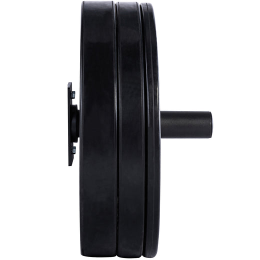A close up of a weight storage mounting solution