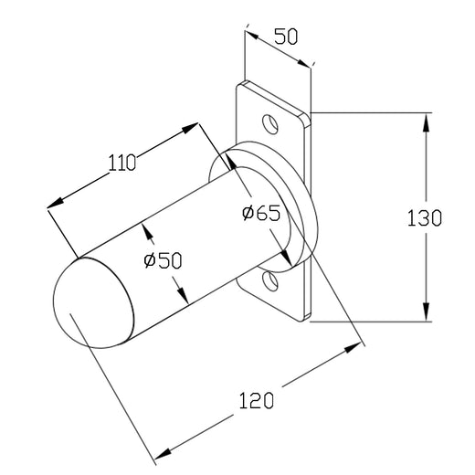 GM1 Pair of Olympic Fractional Weight Change Plate Storage Poles