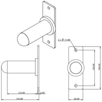 Thumbnail for GM2 Pair of Olympic Fractional Weight Change Plate Storage Pole