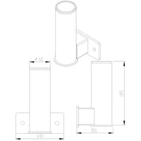 Thumbnail for GM2 Rack Vertical Barbell Holder Attachment