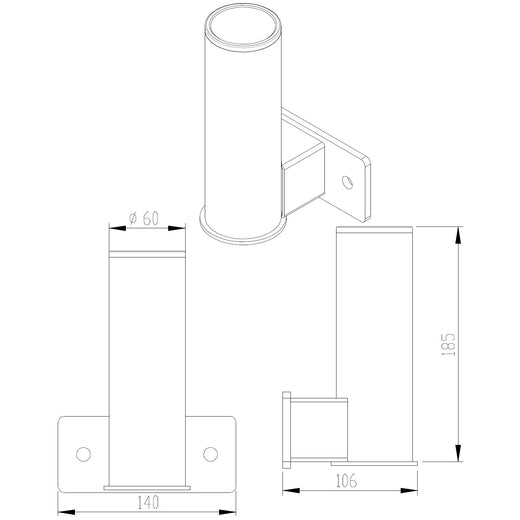 GM2 Rack Vertical Barbell Holder Attachment