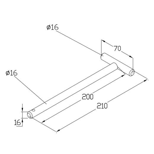 16mm Weightlifting Resistance Band Pegs for GM3 Power Cage Rack