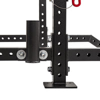 Thumbnail for A GYM MASTER gunmetal olympic bar holder attachment for power racks