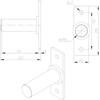 Thumbnail for GM3 Pair of Olympic Fractional Weight Change Plate Storage Pole