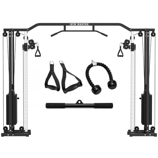 Adjustable Pulley Cable Crossover Machine Including 180kg Weights