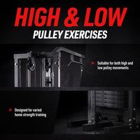 Thumbnail for Adjustable Pulley Cable Crossover Machine Including 180kg Weights