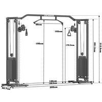 Thumbnail for Adjustable Pulley Cable Crossover Machine Including 180kg Weights