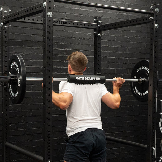 Weight Lifting Barbell Pad - Squat and Hip Thrust Pad with Secure Hook and Loop Fastening - For Standard and Olympic Bars