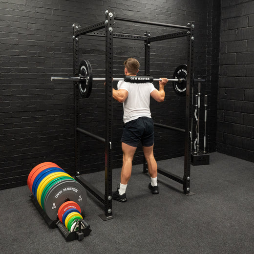 Weight Lifting Barbell Pad - Squat and Hip Thrust Pad with Secure Hook and Loop Fastening - For Standard and Olympic Bars