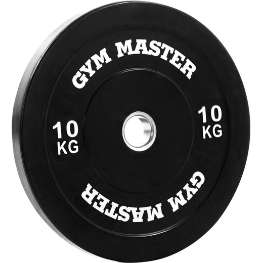 Pair of Black Olympic Rubber Bumper Plates