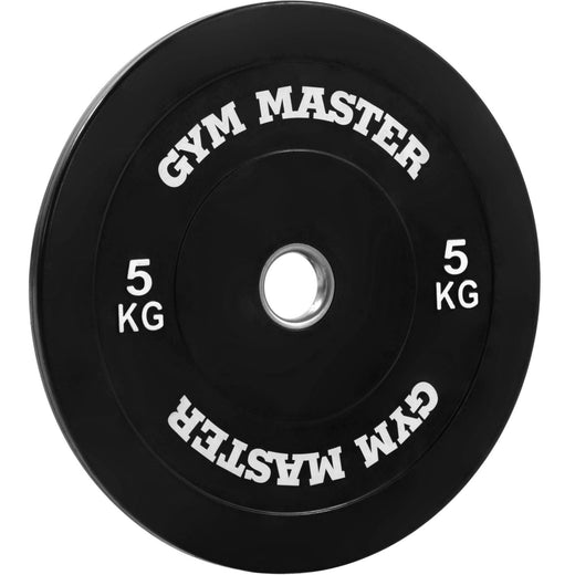 Pair of Black Olympic Rubber Bumper Plates