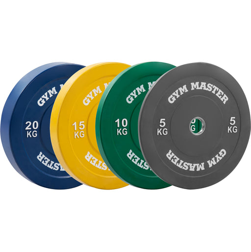 Pair of Coloured Olympic Rubber Bumper Plates