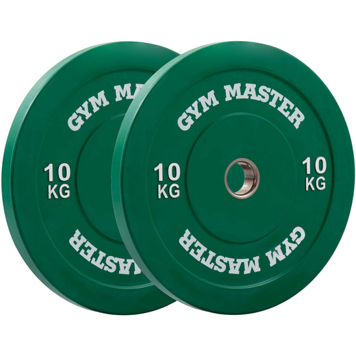 Pair of Coloured Olympic Rubber Bumper Plates