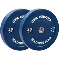 Thumbnail for Pair of Coloured Olympic Rubber Bumper Plates