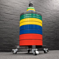 Thumbnail for Coloured Olympic Rubber Bumper Plates