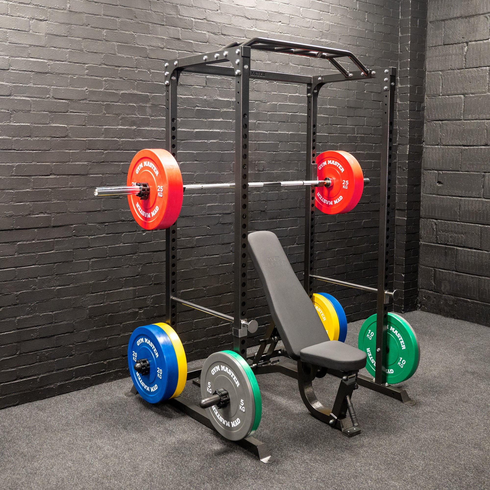 Pair of Coloured Olympic Rubber Bumper Plates