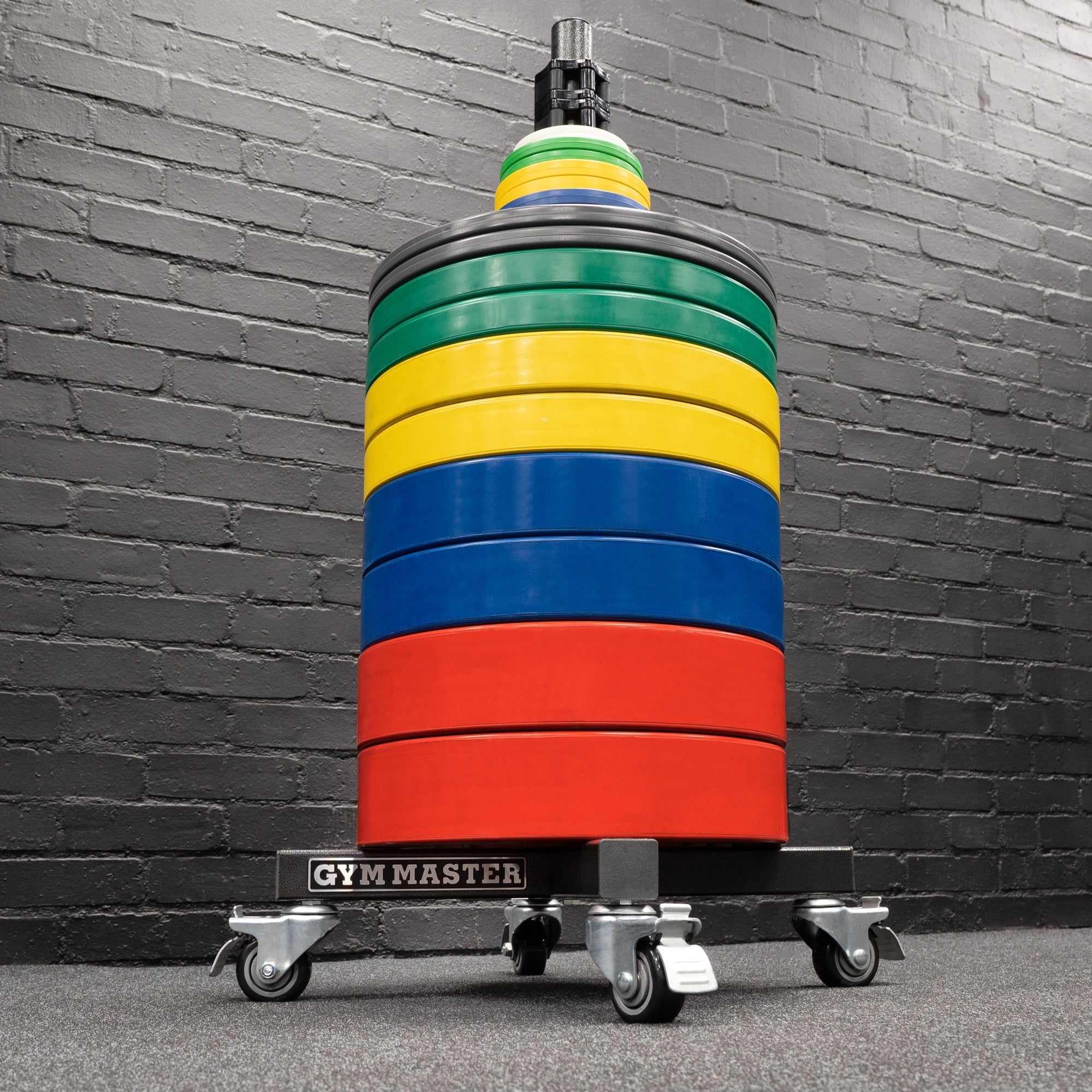 Pair of Coloured Olympic Rubber Bumper Plates
