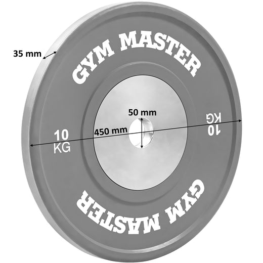 Pair of Competition Olympic Rubber Bumper Plates