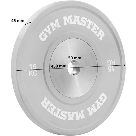 Pair of Competition Olympic Rubber Bumper Plates