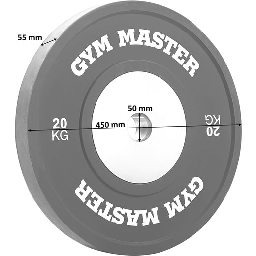 Pair of Competition Olympic Rubber Bumper Plates