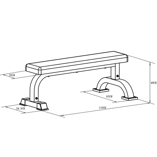 Flat Weightlifting Bench