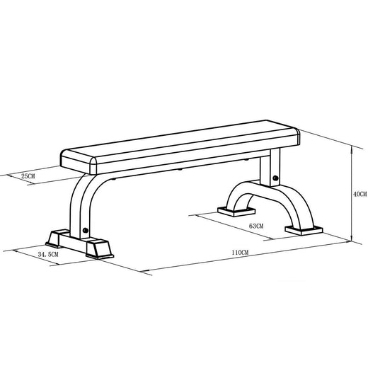 Flat Weightlifting Bench