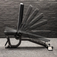 Thumbnail for GM2 Fully Adjustable Flat | Incline | Decline FID Weight Bench - Gunmetal with Nonslip Cushions