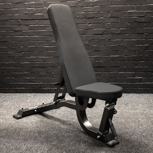 GM2 Fully Adjustable Flat | Incline | Decline FID Weight Bench - Gunmetal with Nonslip Cushions
