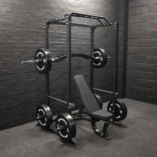 GM2 Fully Adjustable Flat | Incline | Decline FID Weight Bench - Gunmetal with Nonslip Cushions