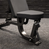Thumbnail for GM2 Fully Adjustable Flat | Incline | Decline FID Weight Bench - Gunmetal with Nonslip Cushions