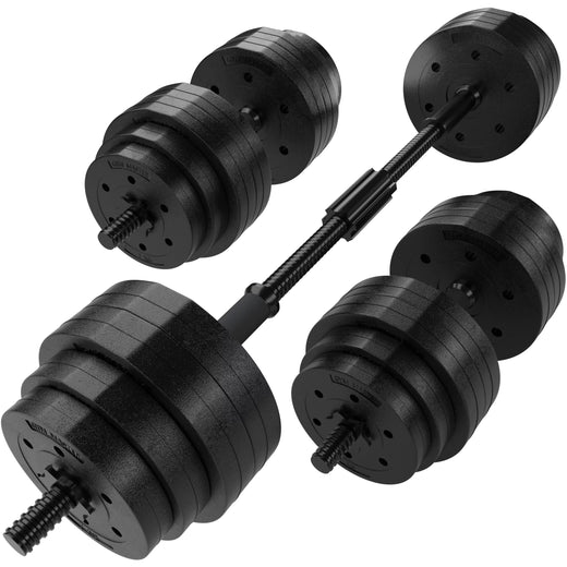 30kg Adjustable Dumbbell and Barbell Set